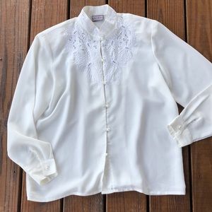 Bora bora white Vintage Blouse